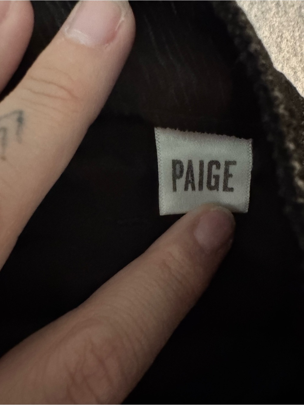 PAIGE Harper Velvet Corduroy Wide Leg Pants Size 27 - Picture 6 of 9